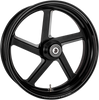 Performance Machine (PM) Pro-Am Front Wheel - Dual Disc, Black Ops™ Finish, 21x3.5, Part #1202-7106R-PROAJ-SMB