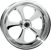 RC Components Nitro Rear Wheel 16x3.5 with Single Disc Brake - Chrome Finish - Part 16350-9970-92C