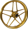RC Components Laguna Front Dual Disc Wheel - 21x3.5 Inch, Gold - Part 213-140G-F