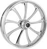 RC Components Revolt Front Wheel with Dual Disc Brakes and ABS – Chrome Finish, 23 Inches x 3.75 Inches, Part #233759031A14124