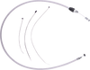 DRAG SPECIALTIES Quick Connect Clutch Cable - Upper - 53 inch Stainless Steel (Part #5323810HE)