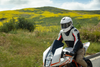 SENA Outrush R Helmet Large - White with Bluetooth 5.0 and HD Speakers