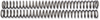 Race Tech FRSP 444950 Chrome Silicon Steel Fork Spring - 0.50 kg/mm