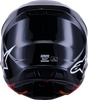 Alpinestars SM7 Helmet - Solid Gloss Black - 2XL | Advanced Off-Road Racing Safety Gear