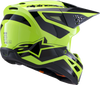 Alpinestars SM3 Helmet - Heat Gloss Yellow Fluo and Black, 2XL (Part #8301026-5011-XXL)