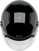 BILTWELL Tahoe™ Helmet XS Solid Gloss Black - Safety and Comfort for Motorcycle Riders