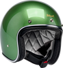 BILTWELL Bonanza Helmet in Metallic Irish Green - XS (Part No. 1001-3117-201)