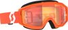 SCOTT Primal Goggle Orange/White with Orange Chrome Works Lens – Lightweight, Anti-Fog Design