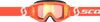 SCOTT Primal Goggle Orange/White with Orange Chrome Works Lens – Lightweight, Anti-Fog Design