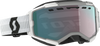 SCOTT Fury Snow Cross Goggle with Enhancer Aqua Chrome Lens - White by SCOTT Part 278605-0002351