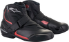 Alpinestars SMX-1 v2 Riding Boots - Black and Red, US 13.5 / EU 49, Part Number 2224521-13-49