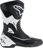 Alpinestars SMX-S Motorcycle Boots - Black/White US 11.5 / EU 46, Part 2223517-12-46