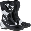 Alpinestars SMX-S Motorcycle Boots - Black/White US 11.5 / EU 46, Part 2223517-12-46