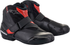 Alpinestars SMX1-R V2 Motorcycle Boots - Black/Red, US Size 10.5 / EU 45 - Part Number 2224021-13-45