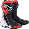 Alpinestars Supertech R Boots Black/White/Red US 12 / EU 47 - Model 2220021-123-47