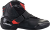 Alpinestars SMX1-R V2 Motorcycle Racing Boots - Black/Red, US 6.5 / EU 40, Part #2224021-13-40