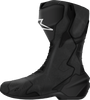 Alpinestars SMX-6 V3 Black Motorcycle Racing Boots - US 12.5 / EU 48, Part Number 2223025-10-48