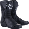 Alpinestars SMX-6 V3 Racing Motorcycle Boots - Black, US 7.5 / EU 41, Part Number 2223025-10-41