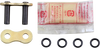 DID 520 VO Gold & Black Rivet Connecting Link ZJ520VOG - Replacement Part for 520 VO Chain
