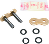 DID 530 ZVMX Gold Rivet Connecting Link ZJ530ZVMXG