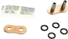 EK 520 ZVX3 Rivet Connecting Link - Gold, Part Number 520ZVX3-MLJ/G