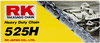 RK M525H Heavy-Duty Motorcycle Chain - 110 Links, Model M525H-110