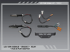 Yoshimura V2 Fender Eliminator Kit for Kawasaki Z - Part Number 075BG-STD-Z-K