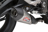 Yoshimura 19680BP521 Street At2 Works Slip-On Exhaust with Carbon Fiber End Cap