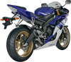 AKRAPOVIC Slip-On Line Muffler for Yamaha YZF-R6 - Titanium Megaphone - Part SM-Y6SO6T