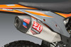 Yoshimura RS-12 Header, Canister, and End Cap Exhaust System for Dirt Bikes with Carbon Fiber End Cap – Part Number 265000S320