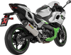 AKRAPOVIC Slip-On Line Titanium Muffler for Ninja 7/Z7 Hybrid – Part S-K4SO9-HRT
