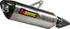AKRAPOVIC Slip-On Line Titanium Muffler for Ninja 7/Z7 Hybrid – Part S-K4SO9-HRT