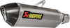 AKRAPOVIC Slip-On Line Muffler for Motorcycles - Titanium S-K4SO7-HRT