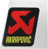 AKRAPOVIC Replacement Sticker P-HST14AL for Exhaust Systems