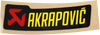 AKRAPOVIC Replacement Sticker P-HST3PO for Motorcycle Exhaust Systems