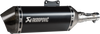 AKRAPOVIC Slip-On Scooter Muffler - Stainless Steel S-VE125SO3-HZBL
