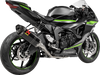 AKRAPOVIC Racing Line Exhaust System for Kawasaki ZX-6R (Part S-K6R11-RC/1) - Carbon Fiber Finish