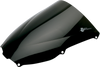 Zero Gravity Double Bubble Windscreen for Kawasaki ZX6R 2016-2019 - Dark Smoke (Part #16-244-19)