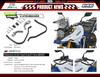 ZETA Adventure Armor Handguards for 22.2mm Handlebars - Black (Part Number ZE72-6211)
