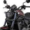 ZETA Headlight Guard for HON - Matte Black Mesh Design, Stainless Steel, Part Number ZE52-4130