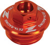 ZETA Oil Filler Plug with Orange Finish – Part ZE89-2416