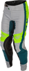 Lite Pants Grey/Lime/Teal Sz 38