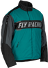 Outpost Jacket Black/Teal/Orange Sm