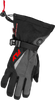 Title Heated Gauntlet Gloves Grey/Black/Red 2x
