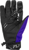 Title Gloves Black/Purple/Grey Lg