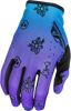 Youth Lite Outline Gloves Purple/Blue/Black Ys
