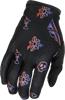 Lite Outline Gloves Black/Red/Purple 3x
