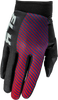 Youth F 16 Gloves Black/Red/Purple Yl