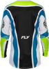 Lite Le Current Jersey White/Lime/Blue Sm