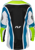 Lite Le Current Jersey White/Lime/Blue Lg